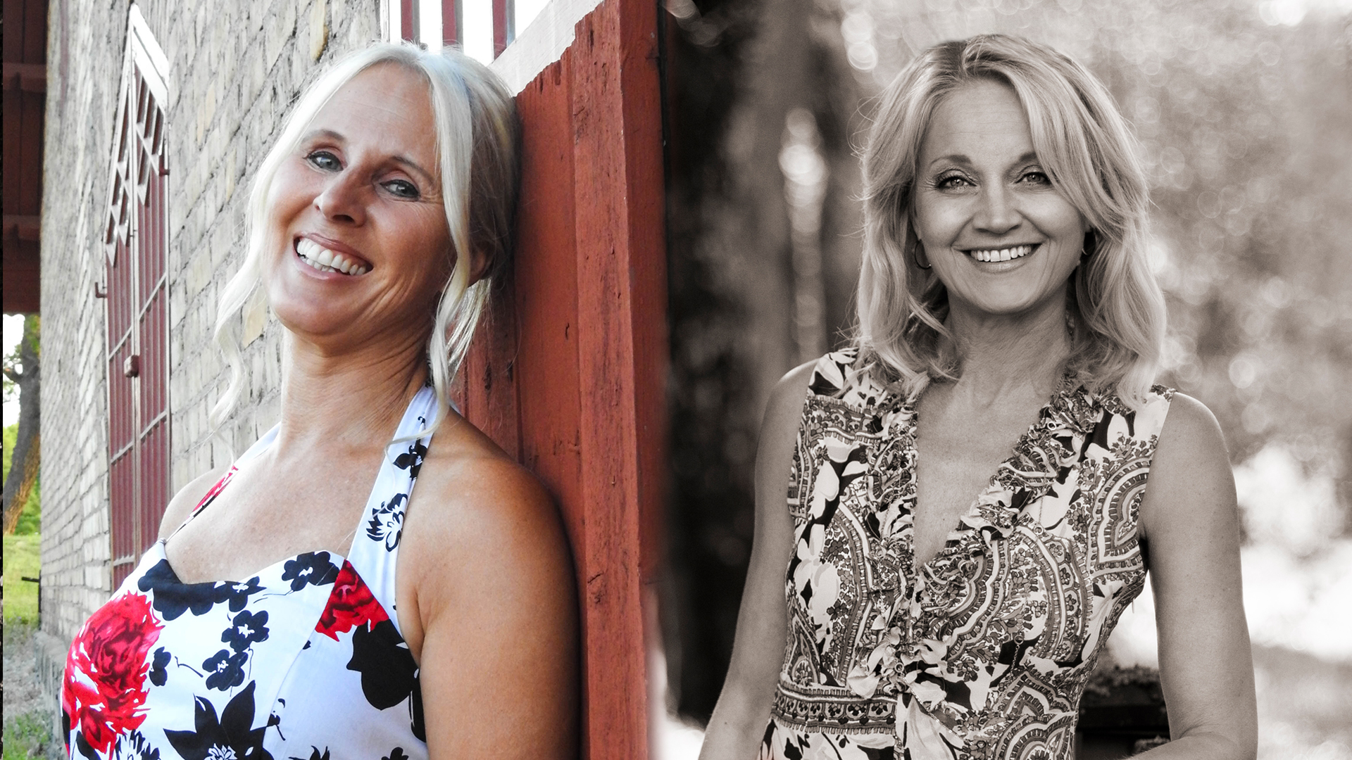 Sångerskan Lena Nilsson och pianisten Carina E Nilsson
